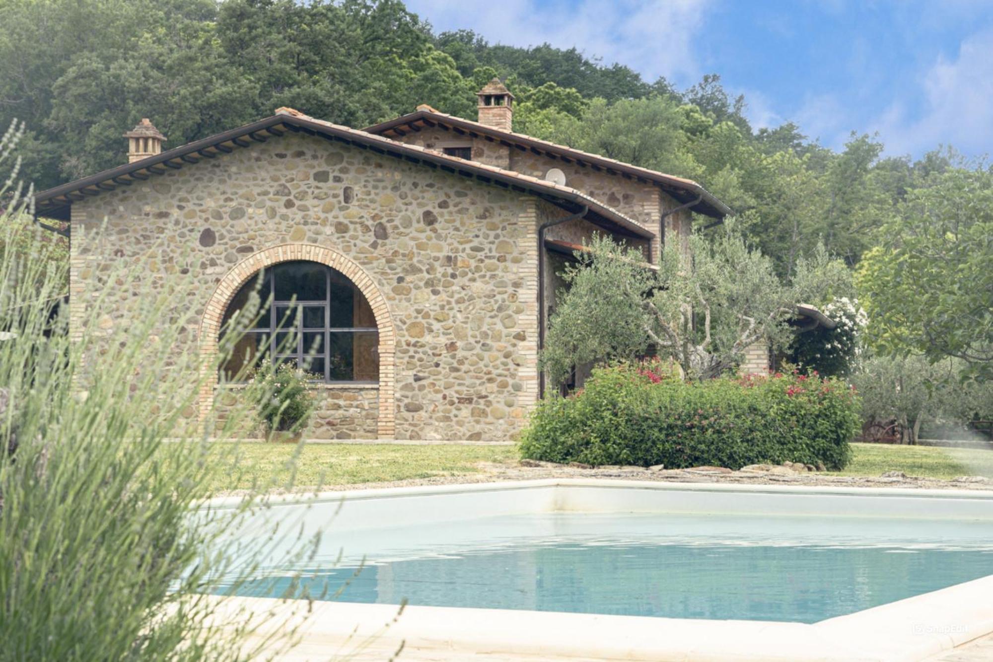 Villa Elisa - Private Pool & Airco Near Reschio Castle Lugnano エクステリア 写真